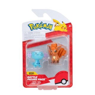 POKEMON Figurki Bitewne 2Pak Wooper Vulpix, figurki