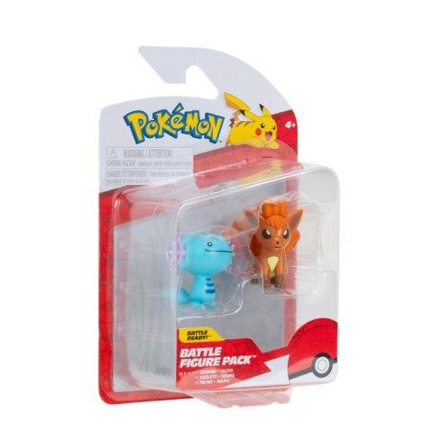 POKEMON Figurki Bitewne 2Pak Wooper Vulpix, figurki