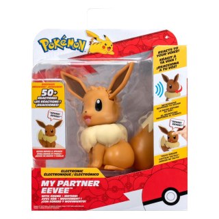 Pokémon My Partner Eevee figurka interaktywna 11 cm