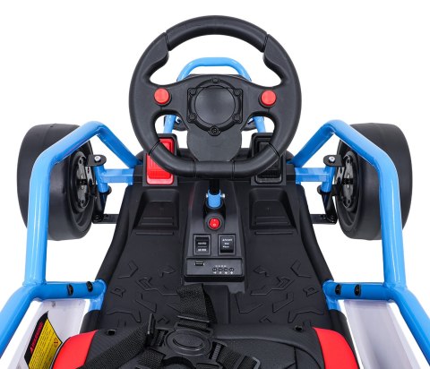 Pojazd Gokart TORNADO z Funkcją Driftu Niebieski