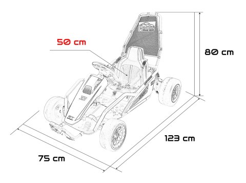 Pojazd Gokart TORNADO z Funkcją Driftu Zielony