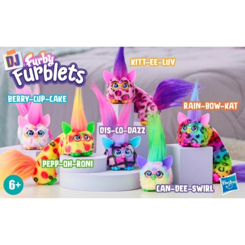 FURBY DJ Furbiś Can Dee Swirl, zabawka interaktywna