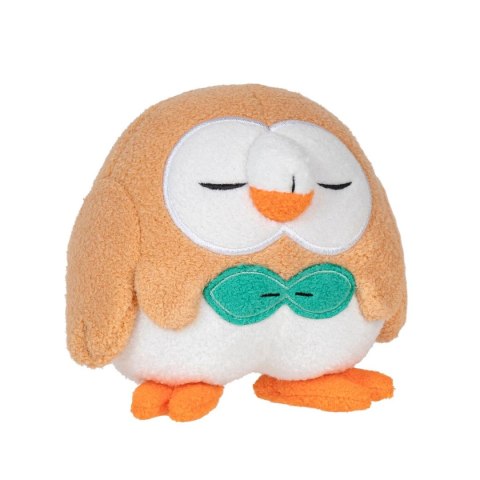 POKEMON Śpiący Rowlet Seria 3, pluszak, 12 cm