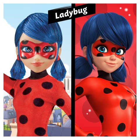 MIRACULOUS: BIEDRONKA I CZARNY KOT Biedronka, lalka