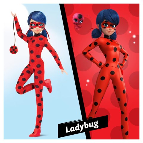 MIRACULOUS: BIEDRONKA I CZARNY KOT Biedronka, lalka