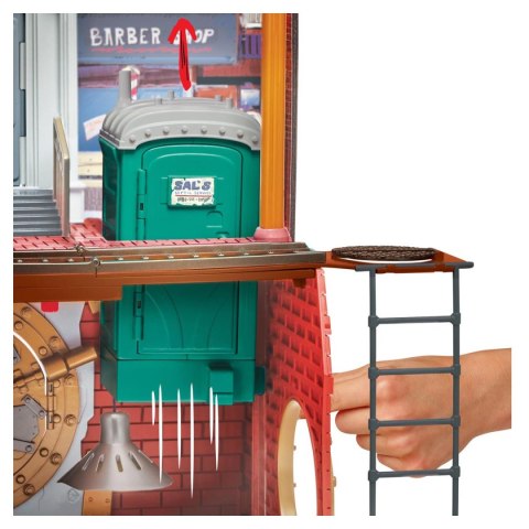 WOJOWNICZE ŻÓŁWIE NINJA Movie Mutant Mayhem Serwer Lair, Kwatera w kanałach, zestaw