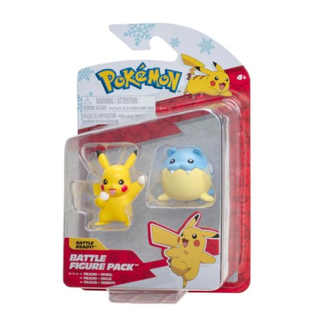 POKEMON Pikachu Spheal Seria 3, figurki