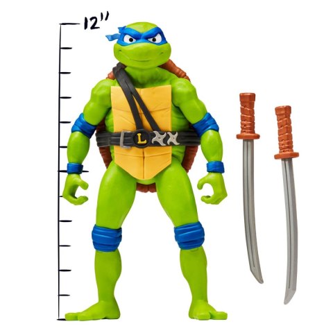 WOJOWNICZE ŻÓŁWIE NINJA Gigant Leonardo, figurka, 30 cm