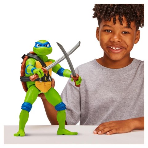 WOJOWNICZE ŻÓŁWIE NINJA Gigant Leonardo, figurka, 30 cm
