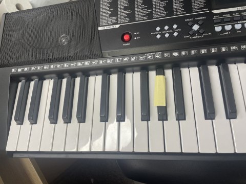 Keyboard Organy 61 Klawiszy Zasilacz MK-2102 MK-908 Przecena 19