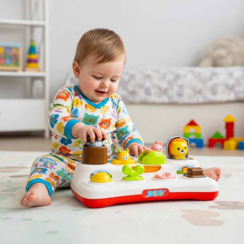 Zabawka edukacyjna pop-up wyskakujące zwierzątka światła dźwięk