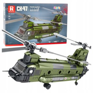 Helikopter Wojskowy CH-47 Chinook klocki 1451el. Zestaw Klocków Reobrix