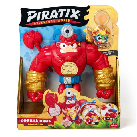 Piratix Gorilla Bros Boom Ben 4 elementy figurki kolekcjonerskie