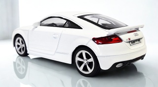 Audi TT Coupe biały Samochód Die-Cast 1:43 auto do kolekcji i zabawy