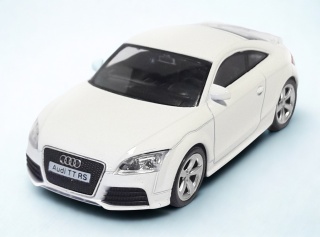 Audi TT Coupe biały Samochód Die-Cast 1:43 auto do kolekcji i zabawy
