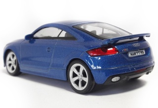 Audi TT Coupe niebieski Samochód Die-Cast 1:43 auto do kolekcji i zabawy