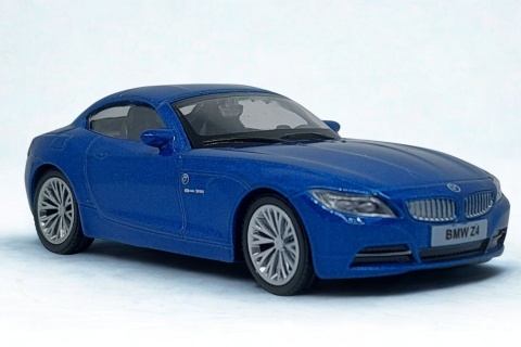 BMW Z4 Samochód Die-Cast 1:43 niebieskie auto dla kolekcjonera i dziecka