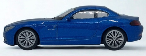BMW Z4 Samochód Die-Cast 1:43 niebieskie auto dla kolekcjonera i dziecka