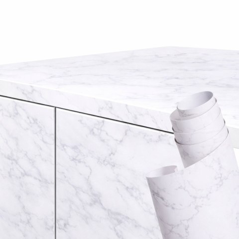 Folia rolka samoprzylepna okleina tapeta biały marmur - magnolia 1,22x50m