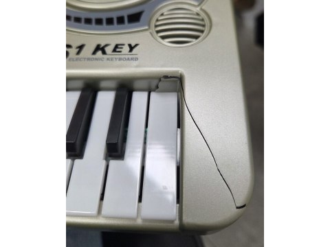 Keyboard MQ-811 Organki, 61 Klawiszy, Zasilacz, Mikrofon, USB Przecena 3