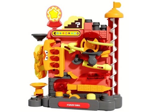 Kulkowy Tor Przeszkód Zjeżdżalnia Zjazd Dla Kulek Kulodrom Zabawka interaktywna