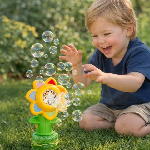 Maszyna do baniek mydlanych kwiatek tańczący światła