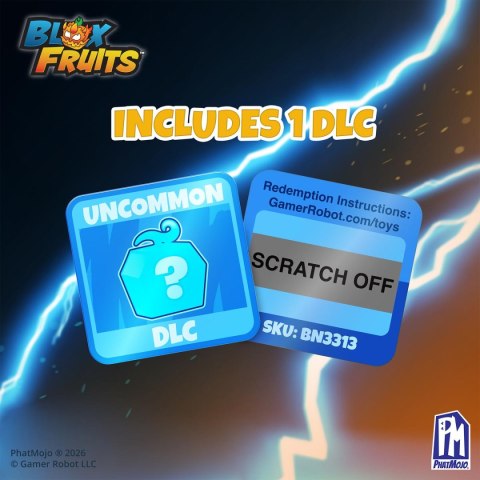 BLOX FRIUTS Zestaw Pluszak z Figurką Yeti, pluszak