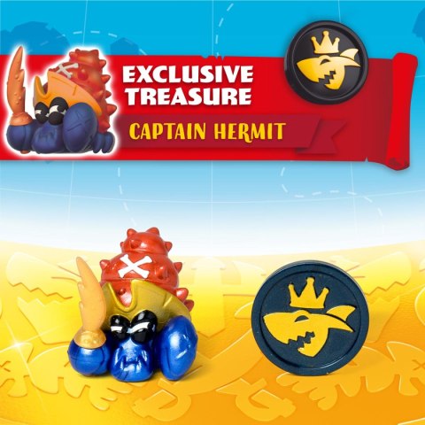 KingShark Piratix Golden Teeth figurka + rekin