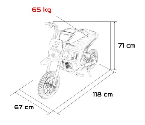 Pojazd Motor RZ56 MAX Niebieski