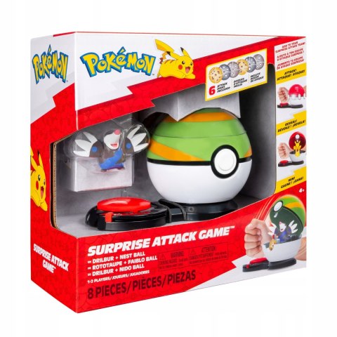 Pokemon Gra Suprise Attack Figurka Drilbur + Dive Ball