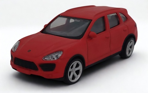 Porsche Cayenne Turbo Red Samochód Die-Cast 1:43 auto do kolekcji i zabawy