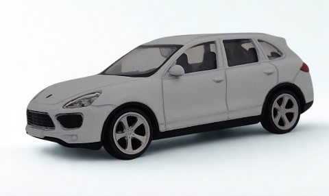 Porsche Cayenne Turbo biały Samochód Die-Cast 1:43 na licencji