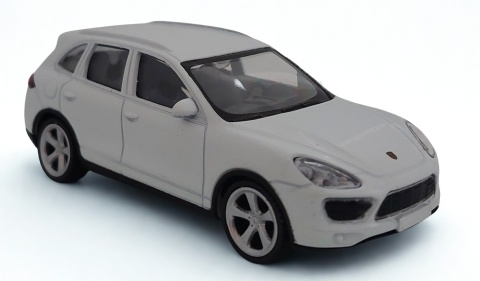 Porsche Cayenne Turbo biały Samochód Die-Cast 1:43 na licencji