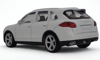 Porsche Cayenne Turbo biały Samochód Die-Cast 1:43 na licencji