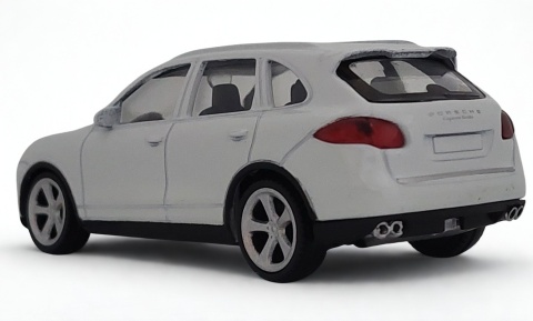 Porsche Cayenne Turbo biały Samochód Die-Cast 1:43 na licencji