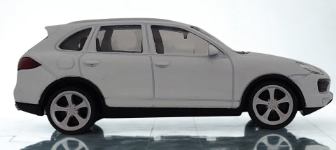 Porsche Cayenne Turbo biały Samochód Die-Cast 1:43 na licencji