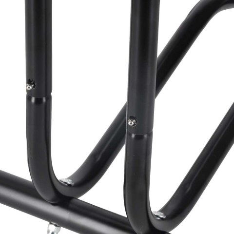 Stojak na rower pojedynczy metalowy czarny