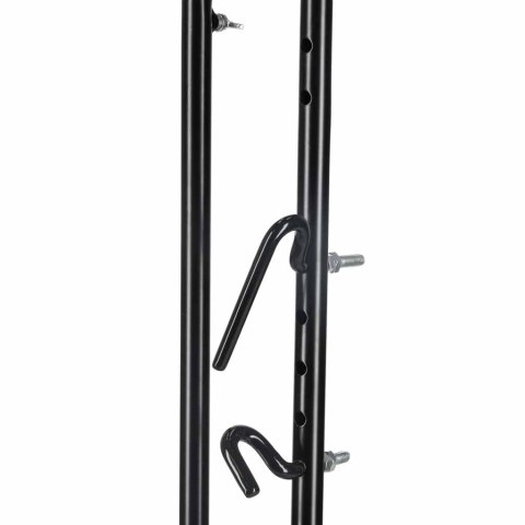 Stojak na rower pojedynczy wysoki mocny metalowy czarny