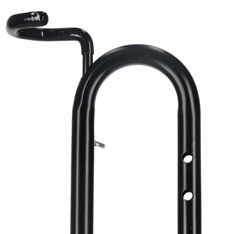 Stojak na rower pojedynczy wysoki mocny metalowy czarny