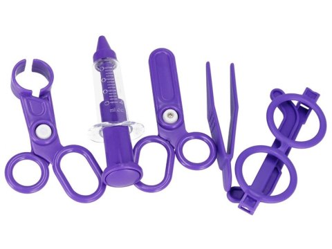 Zestaw Lekarski w Plecaku 3w1 Mały Doktor Walizka Plecak Domek Dla Lalek