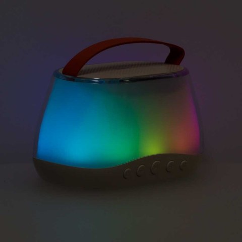 Zestaw do karaoke głośnik Bluetooth LED RGB 2 mikrofony USB