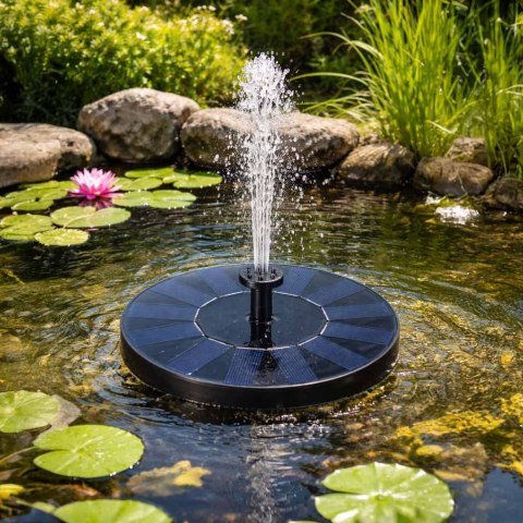 Fontanna solarna ogrodowa pływająca 16cm