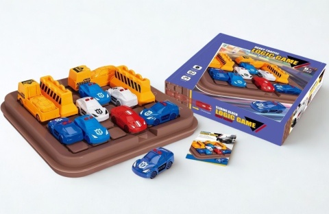 Gra Logiczna Traffic wydostań się z korka ulicznego dla dzieci i dorosłych