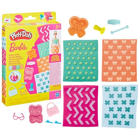 PLAY-DOH Barbie Perły i Akcesoria, zestaw kreatywny