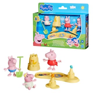 ŚWINKA PEPPA Rodzeństwo Na Plaży, figurki