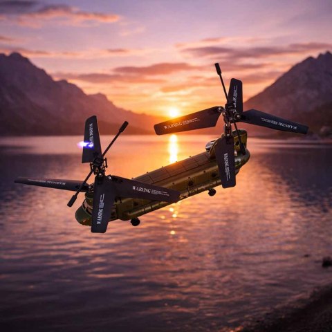 Helikopter wojskowy zdalnie sterowany Syma S026H-1 2.4GHz Wi-Fi dron