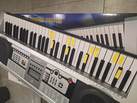 Keyboard MK-922 - duży wyświetlacz LCD, 61 klawiszy Przecena 8