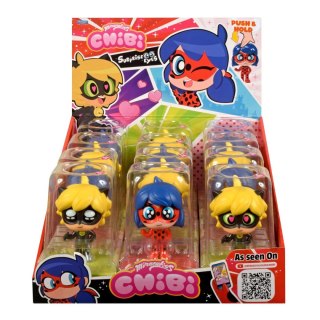 MIRACULOUS: BIEDRONKA I CZARNY KOT Chibi, figurki