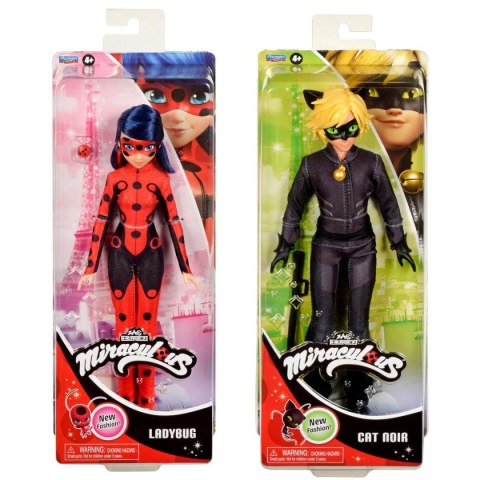 MIRACULOUS: BIEDRONKA I CZARNY KOT Fashion, lalka