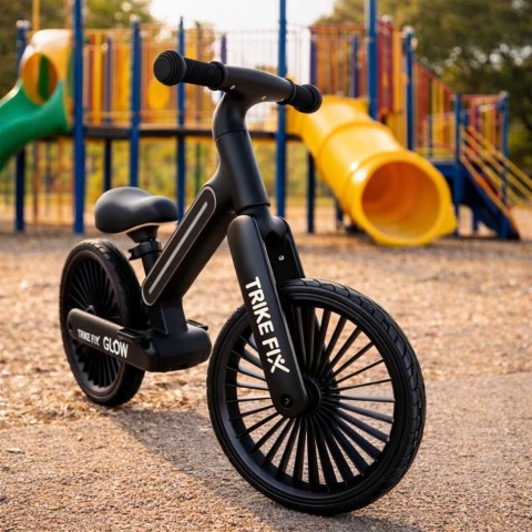 Rowerek biegowy Trike Fix Glow LED czarny